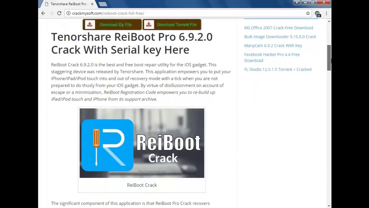 reiboot licensed email and registration code free 2018